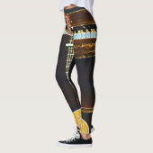 Leggings Guitar lovers gifts (Gauche)