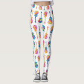 LEGGINGS GUITAR POP ART (Devant)