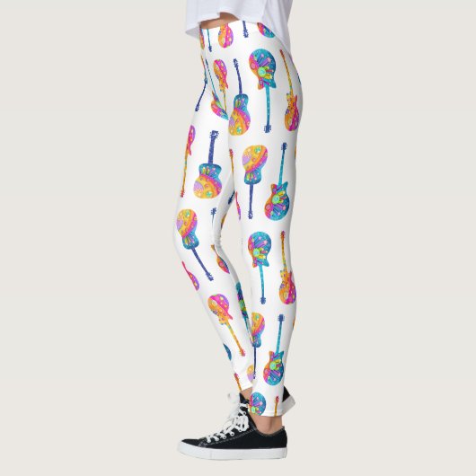 LEGGINGS GUITAR POP ART (Gauche)