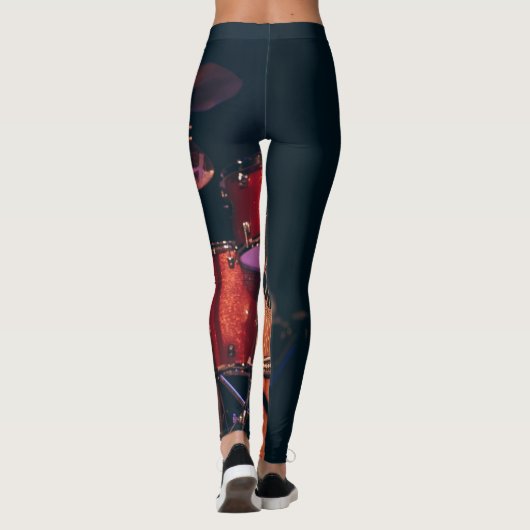 Leggings Guitare acoustique cool (Dos)