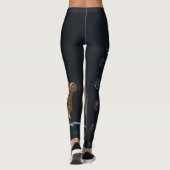 Leggings Guitare de basse cool (Dos)