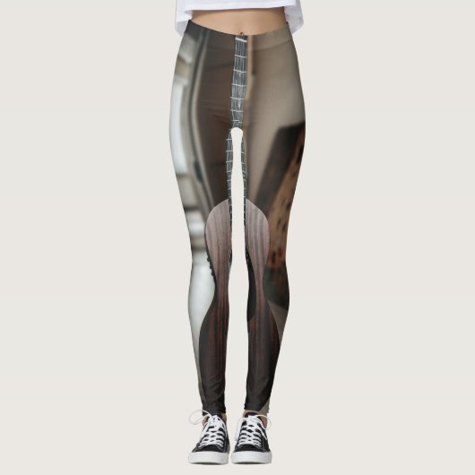 Leggings Guitare de basse cool (Devant)