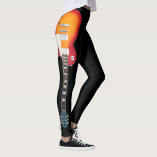LEGGINGS GUITARE ÉLECTRIQUE SUNBURST INVERSÉE