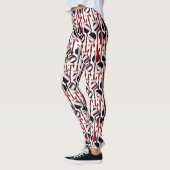 Leggings Guitare - Union Jack British England Drapeau du Ro (Gauche)