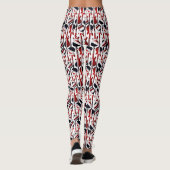 Leggings Guitare - Union Jack British England Drapeau du Ro (Dos)