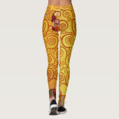 Leggings Gustav Klimt Arbre de Vie : Symboliste Art Nouveau (Dos)