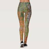 Leggings Gustav Klimt - Ferme Avec Birch Trees (Dos)