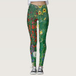 Leggings Gustav Klimt - Jardin agricole avec tournesols<br><div class="desc">Gustav Klimt - Jardin agricole avec tournesols</div>