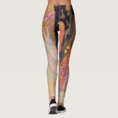 Leggings Gustav Klimt - Serpents d'eau II (Dos)