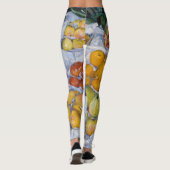Leggings Gustave Caillebotte - Fruits présentés sur un socl (Dos)