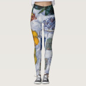Leggings Gustave Caillebotte - Fruits présentés sur un socl (Devant)