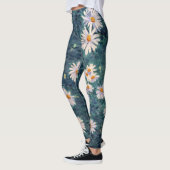 Leggings Gustave Caillebotte - Lit de marguerites, détails (Gauche)