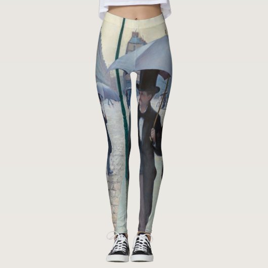 Leggings Gustave Caillebotte - Paris Street ; Rainy Day (Devant)