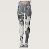 Leggings Gustave Caillebotte - Toits dans la neige (Devant)