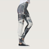 Leggings Gustave Caillebotte - Toits dans la neige (Droite)