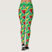 Leggings GUYANA Texte personnalisé EXÉCUTEZ VOTRE PROPRE Dr (Dos)