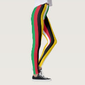 Leggings Guyane Couleurs du drapeau national Verticalement  (Droite)