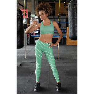 Leggings Gymnase Cute Stripe Yoga Femmes Entraînement Leggi