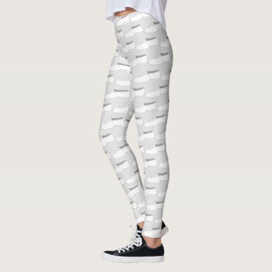 Leggings Gymnastique blanche Acro acroatics Danse Gym Chaus (Gauche)