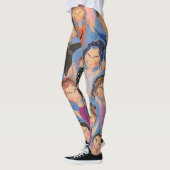 Leggings Gymnastique coloré cadeau motif (Gauche)