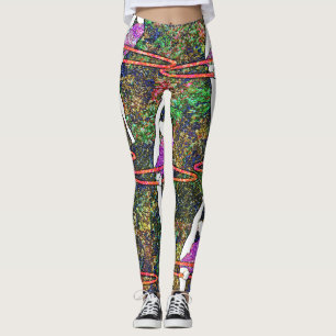Leggings Gymnastique Hula Hoop danse coloré cadeau motif