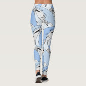 Leggings haaienpatroon (Achterkant)
