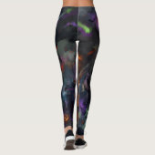 Leggings Halloween Abstrait (Dos)