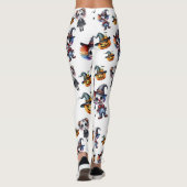 Leggings Halloween blanc mou (Dos)