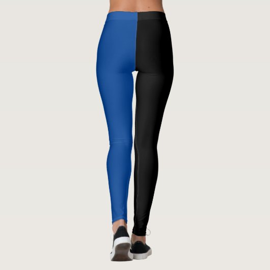 Leggings Halloween Bleu Deux Tons (Dos)