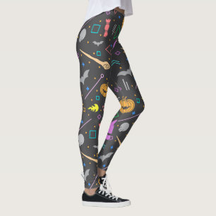 Leggings Halloween chauves-souris WaterColor Motif moderne