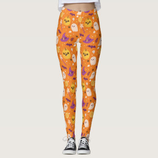 Leggings Halloween citrouille