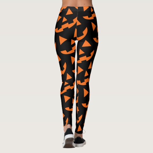 Leggings Halloween citrouille (Dos)