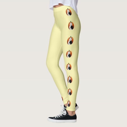 Leggings HALLOWEEN Citrouille Cat SLIMMING ~ (Gauche)
