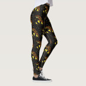 Leggings Halloween Citrouille cosmique Espace extra-atmosph (Droite)