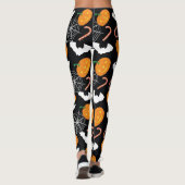 Leggings Halloween citrouille Et Webs (Dos)