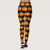 Leggings Halloween Citrouille Scare mignon Motif Orange Aut (Dos)