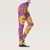 Leggings Halloween Citrouilles heureux (Droite)