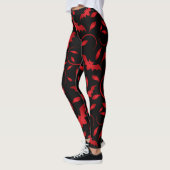Leggings halloween_Conception des chauves-souris volantes (Gauche)