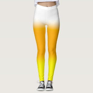 Leggings Halloween Corn Gradient