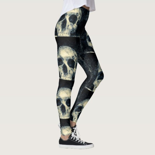 Leggings Halloween crâne doux (Droite)