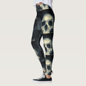 Leggings Halloween crâne doux (Gauche)