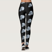 Leggings Halloween crâne et os (Dos)