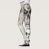 Leggings Halloween crâne Leggins (Gauche)
