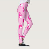 Leggings halloween crâne rose gothique (Droite)