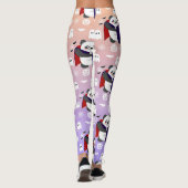 Leggings Halloween Cute Baby Panda Dracula Vampire (Dos)