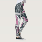 Leggings Halloween de bande dessinée : Illustration amusant (Droite)