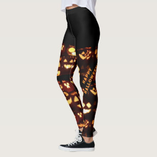 Leggings Halloween drôle et effrayant Citrouilles