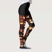 Leggings Halloween drôle et effrayant Citrouilles (Droite)