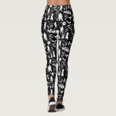 Leggings Halloween du Collage de Zombie (Dos)
