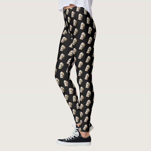 Leggings Halloween du crâne (Gauche)